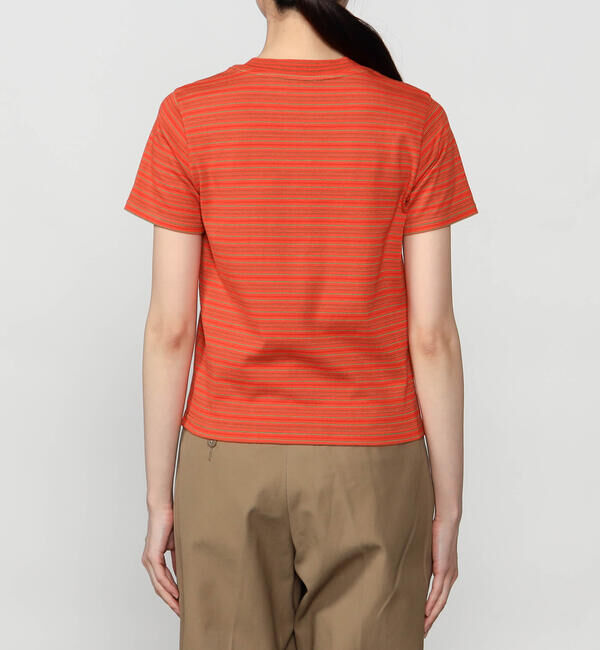  「Yonetomi | 〈別注〉クルーネックボーダーTシャツ WOMEN」|Tシャツ・カットソー|