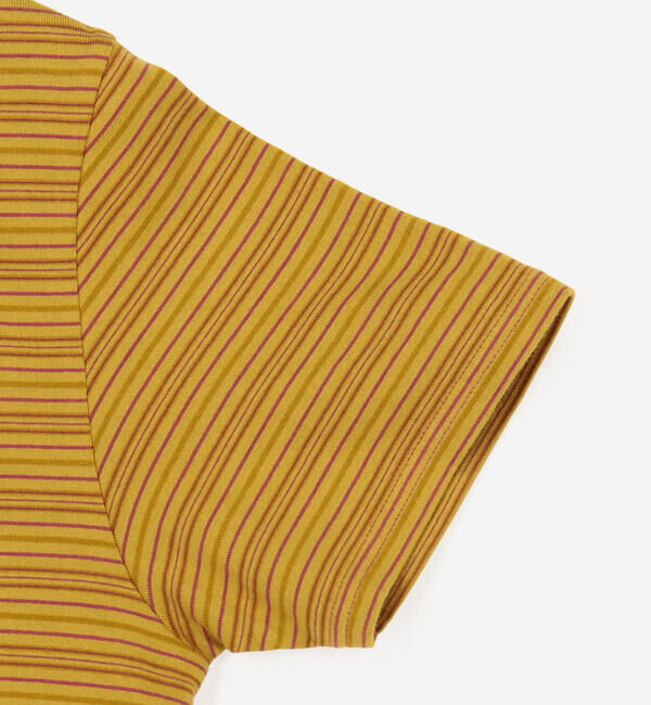  「Yonetomi | 〈別注〉クルーネックボーダーTシャツ WOMEN」|Tシャツ・カットソー|