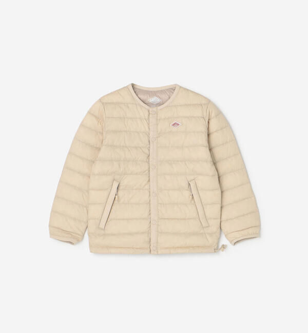 DANTON「DANTON | キッズ ナイロンタフタ インナーダウンクルージャケット」|ダウン|OFFWHITE