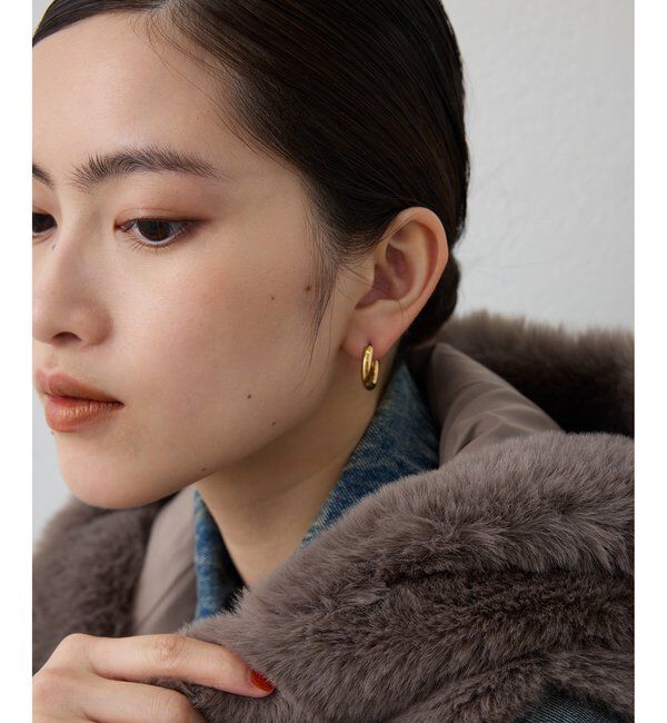 THE PAUSE「【THE PAUSE】フープピアス M＜WEB限定＞」|リング|