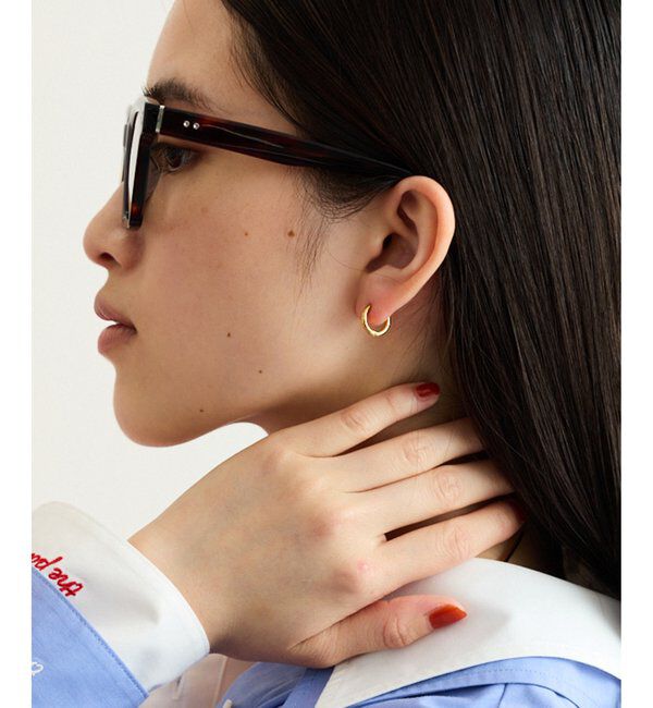 THE PAUSE「【THE PAUSE】フープピアス S＜WEB限定＞」|リング|