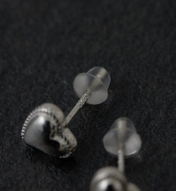  「《シルバー925》Sivelle./コンチョハートピアス」|リング|