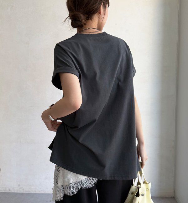  「接触冷感2WAYフロッキーロゴTEE」|Tシャツ・カットソー|