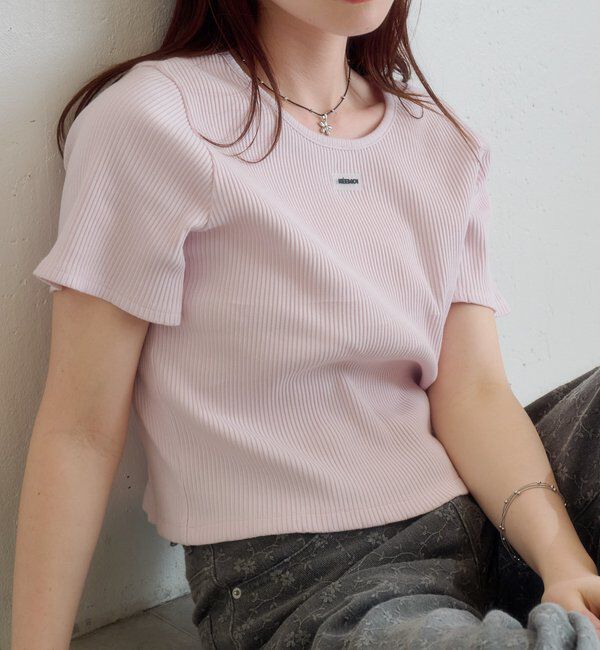  「【新色追加/6色展開】ラバータグTEE」|Tシャツ・カットソー|