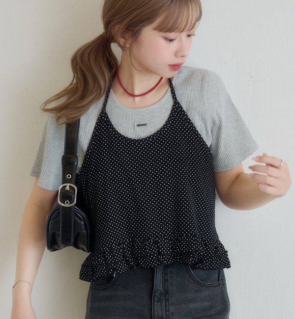  「【新色追加/6色展開】ラバータグTEE」|Tシャツ・カットソー|グレー