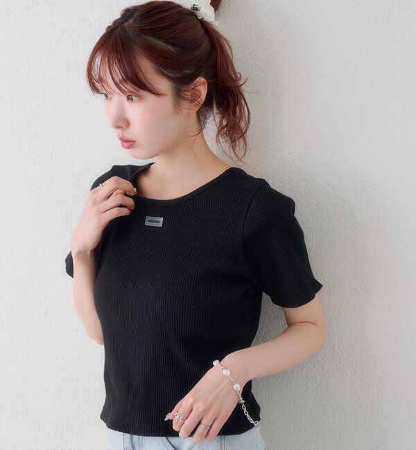  「【新色追加/6色展開】ラバータグTEE」|Tシャツ・カットソー|