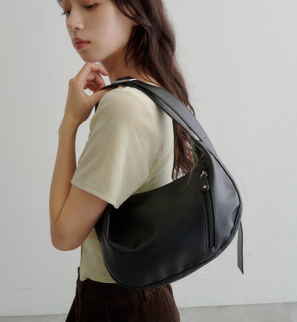  「ハーフムーンBAG」|ショルダー・メッセンジャー|ブラック
