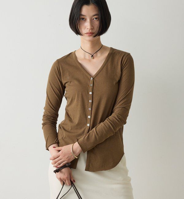  「【La nature linge】 キュプラハイツイストカーデ」|Tシャツ・カットソー|