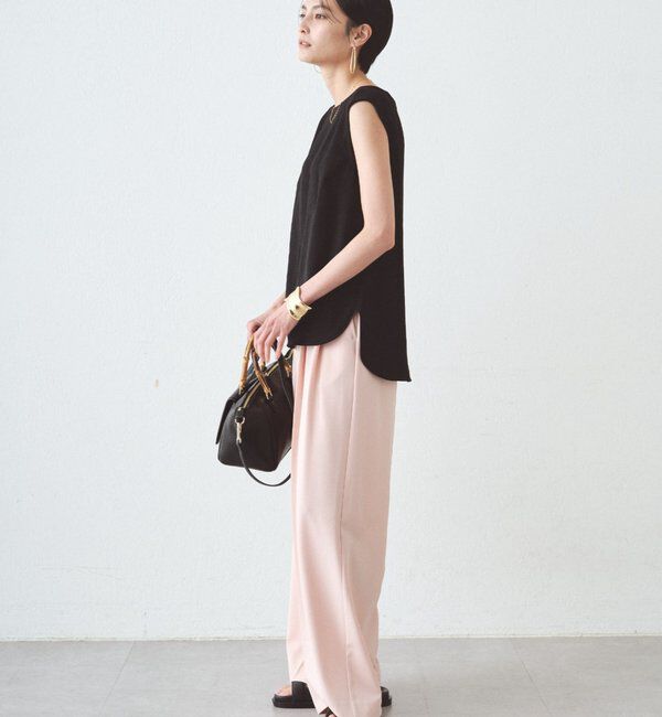  「《オンオフ活躍/腰回りカバー》NEW2タックワイドパンツ」|チノ|