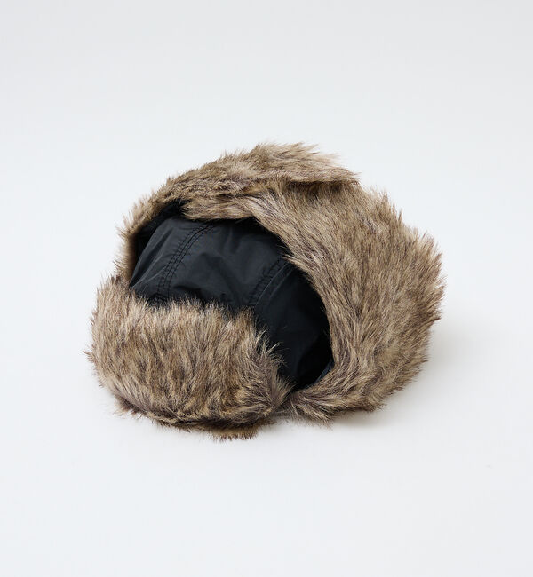 ABAHOUSE「【NANGA/ナンガ】AURORA TEX FUR FLIGHT CAP/フライ」|その他|ブラック