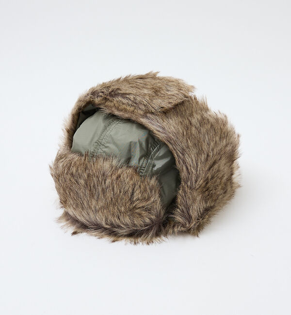 ABAHOUSE「【NANGA/ナンガ】AURORA TEX FUR FLIGHT CAP/フライ」|その他|グリーン系その他1