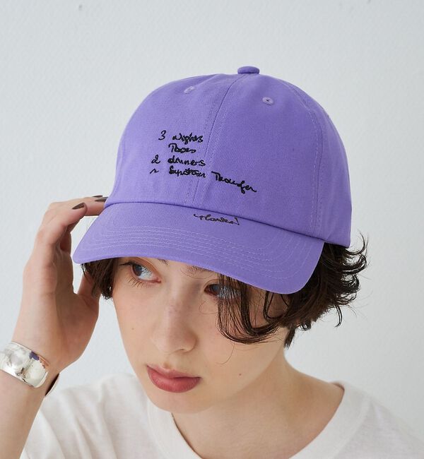 Rouge vif「【LY / エルワイ】ロゴ / レター刺繍キャップ Letter cap」|その他|パープル