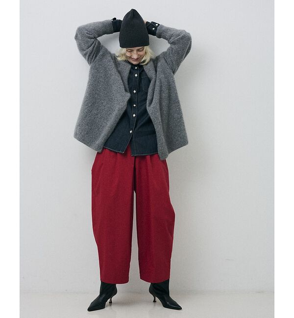 Rouge vif「【定番人気 / 2026AW】デニムオーバーサイズシャツ」|シャツ・ブラウス|