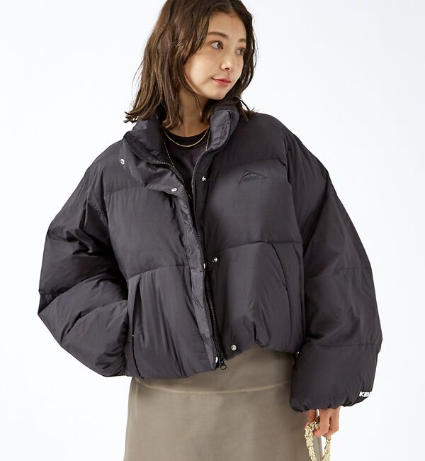 Rouge vif「【KELTY/ケルティ】インサレーションクロップドジャケット / 中綿ブルゾン」|ダウン|ブラック