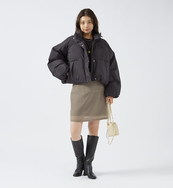Rouge vif「【KELTY/ケルティ】インサレーションクロップドジャケット / 中綿ブルゾン」|ダウン|