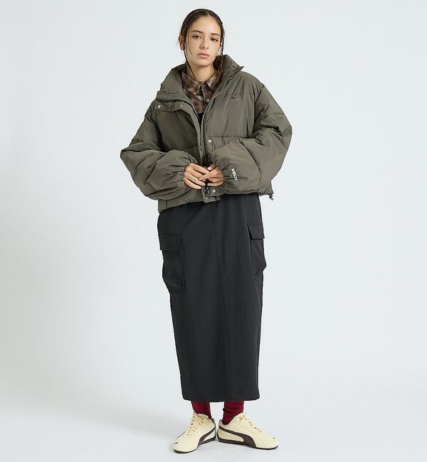 Rouge vif「【KELTY/ケルティ】インサレーションクロップドジャケット / 中綿ブルゾン」|ダウン|