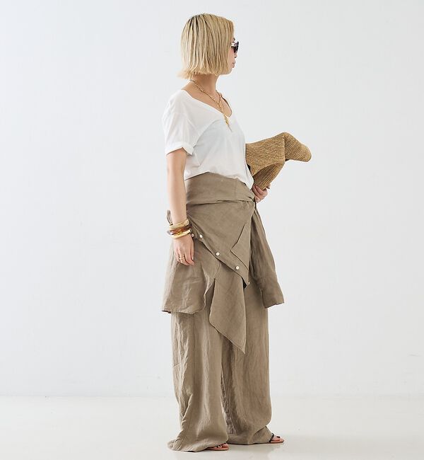 The Store by C' 「【COCUCA】Vネックカットプルオーバー」|Tシャツ・カットソー|