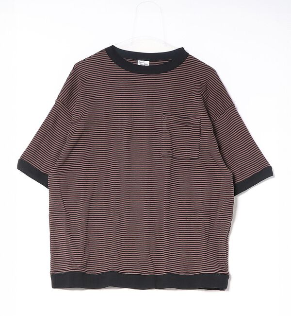 NOMINE「【Robert P. Miller】パネル リブ 半袖 オーバー/ビッグシルエッ」|Tシャツ・カットソー|