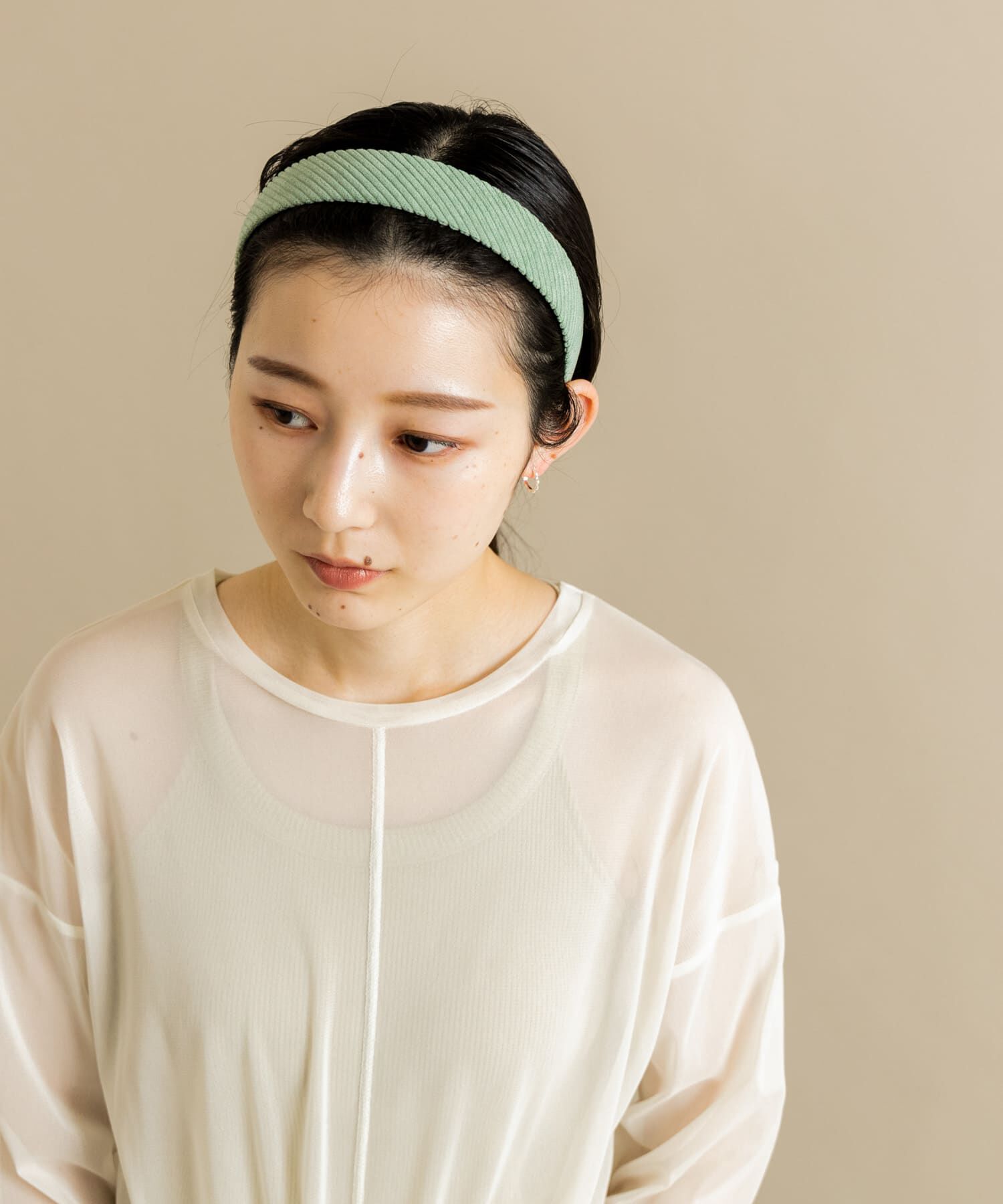 SMELLY「コーデュロイカチューシャ」|カチューシャ|