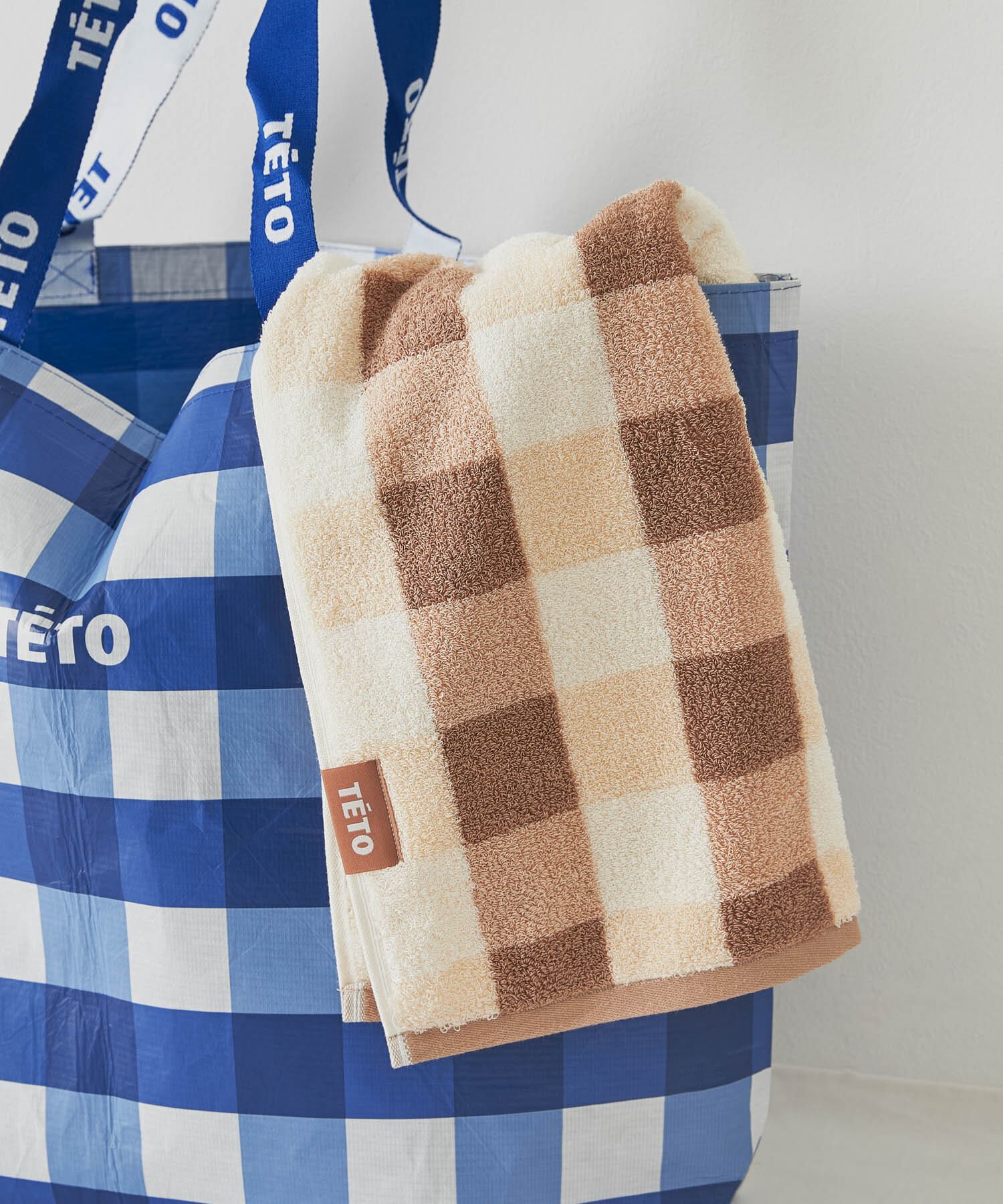 SMELLY「TETO　SUPIMA COTTON FACETOWEL」|ハンカチ|ベージュ