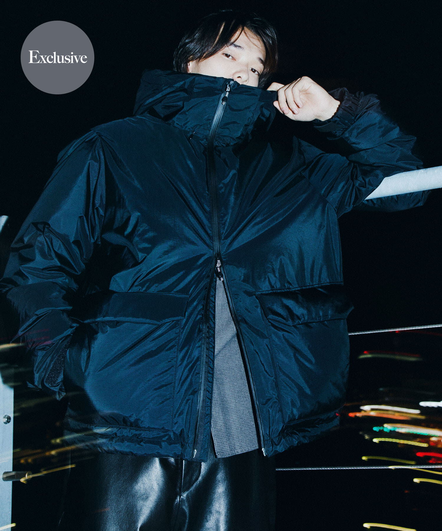 URBAN RESEARCH「『別注』NANGA&times;URBAN RESEARCH　AURORA TEX DOWN JACKET」|ダウン|ブラック