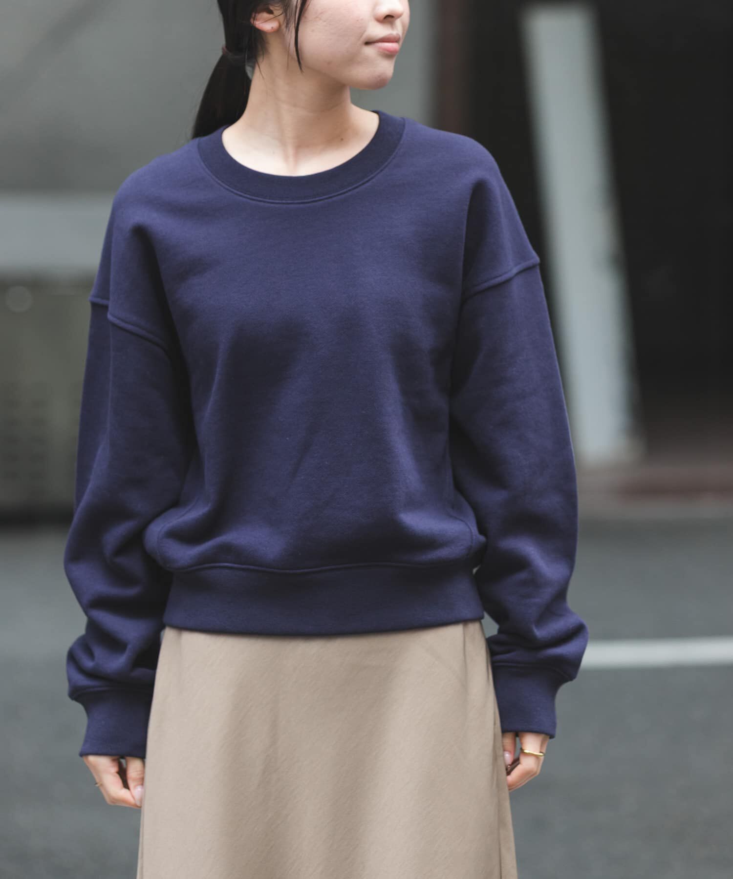 URBAN RESEARCH DOORS「FORK&SPOON　コクーンスウェット」|スウェット・ジャージ|