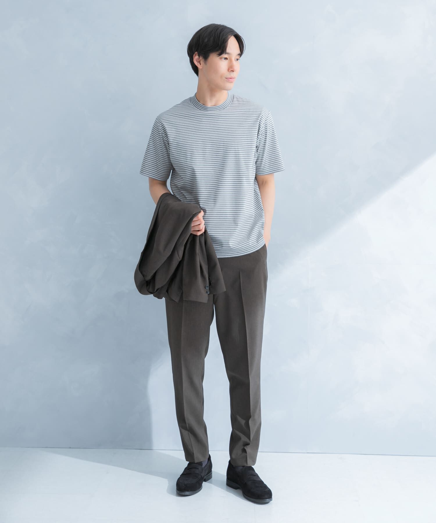 URBAN RESEARCH DOORS「『UR TECH』LIFE STYLE TAILOR　サマシェア ドレスTシャツ」|シャツ・ブラウス|
