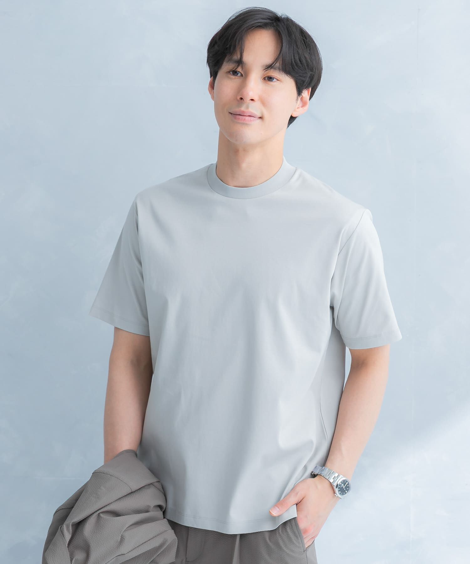 URBAN RESEARCH DOORS「『UR TECH』LIFE STYLE TAILOR　サマシェア ドレスTシャツ」|シャツ・ブラウス|