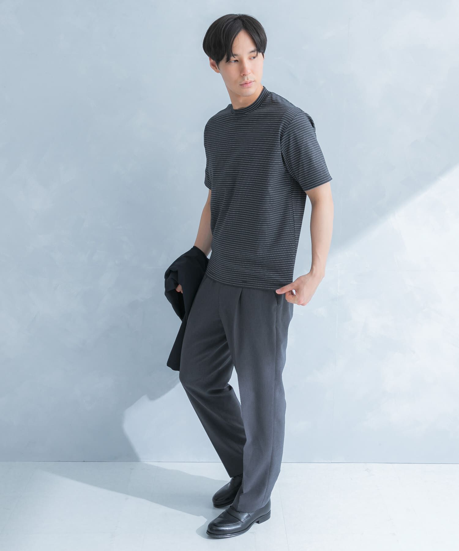 URBAN RESEARCH DOORS「『UR TECH』LIFE STYLE TAILOR　サマシェア ドレスTシャツ」|シャツ・ブラウス|