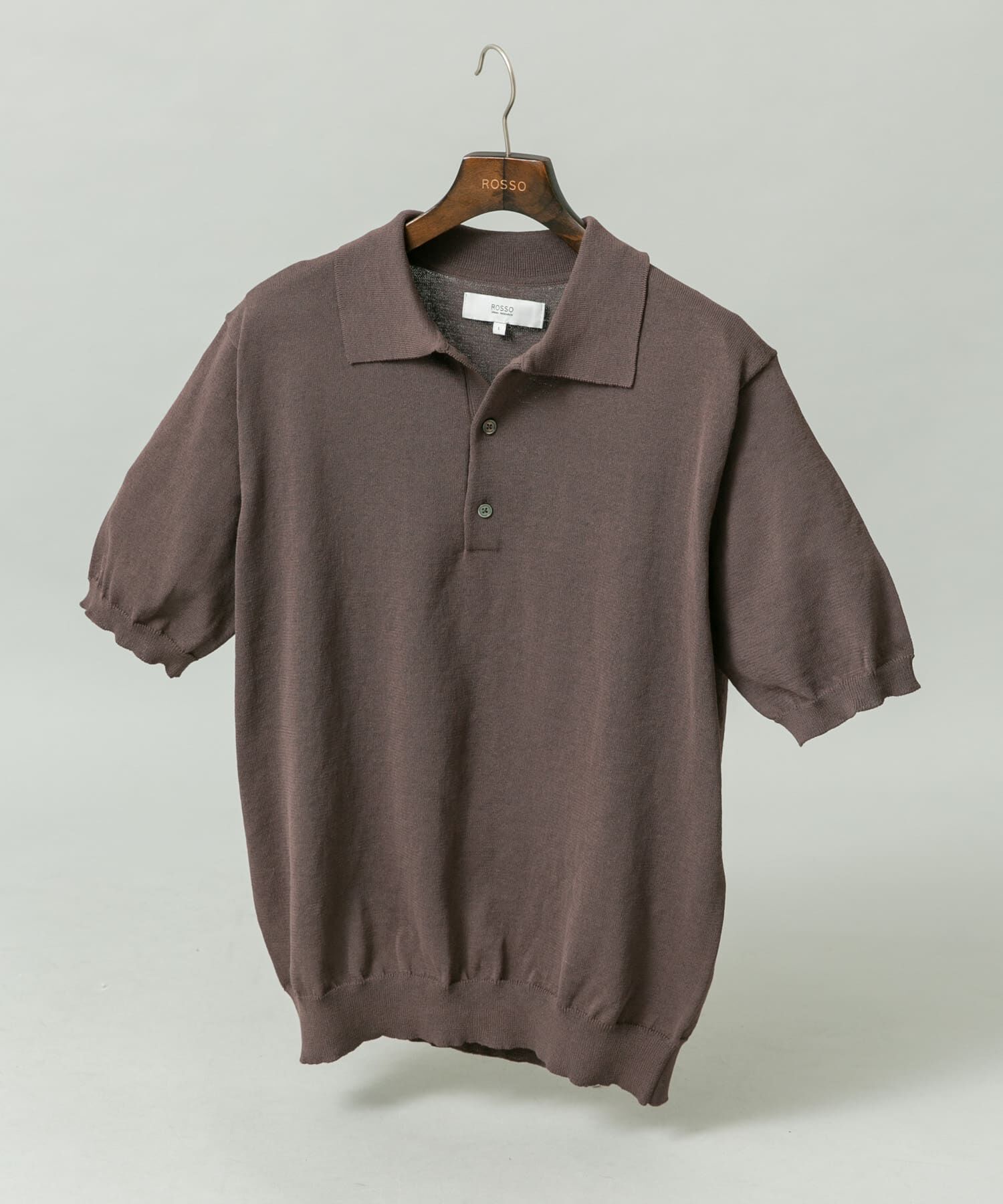 URBAN RESEARCH ROSSO「『UR TECH』AIRDRY半袖ニットポロ」|ポロシャツ|