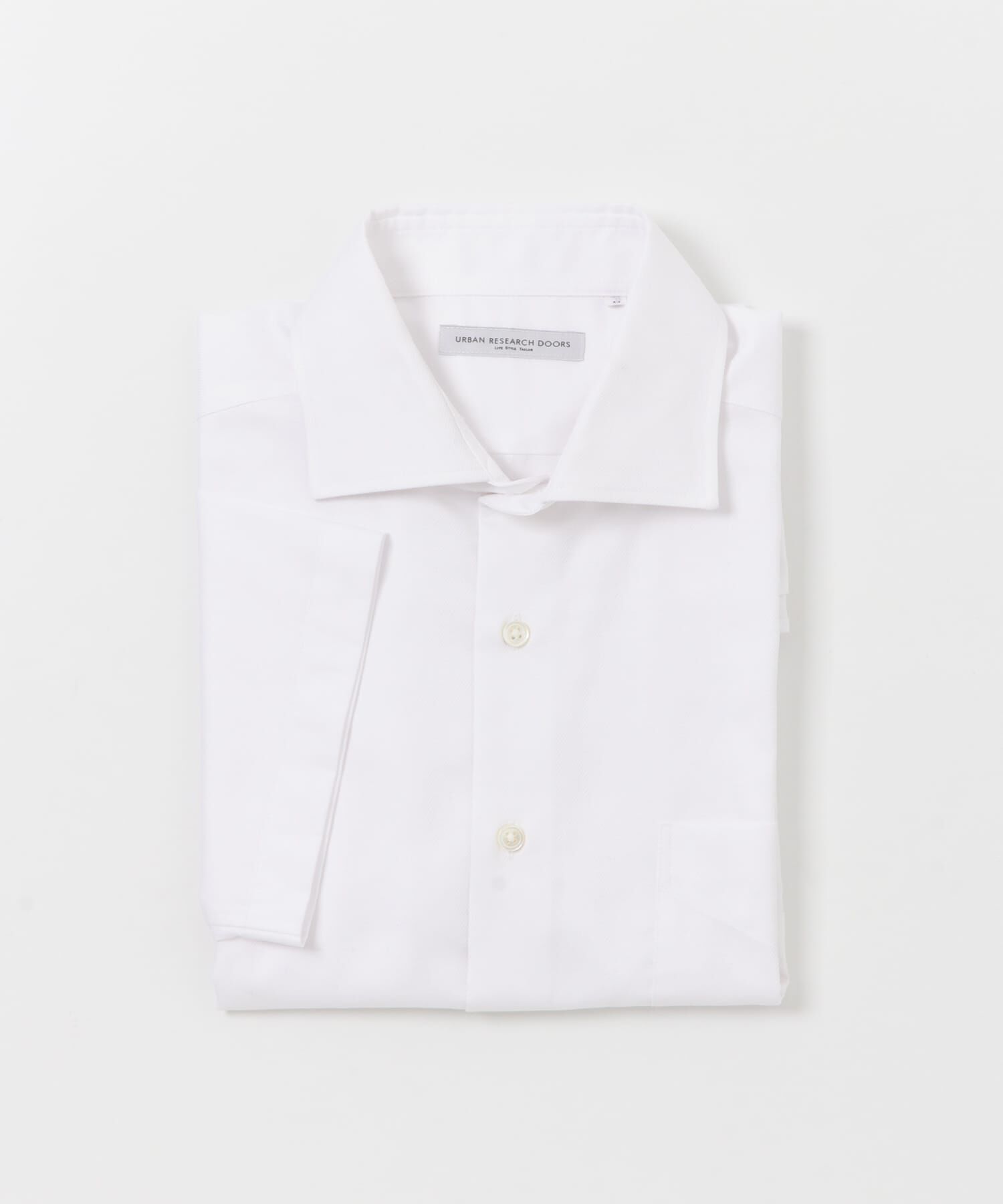URBAN RESEARCH DOORS「LIFE STYLE TAILOR　セミワイド半袖シャツ」|シャツ・ブラウス|