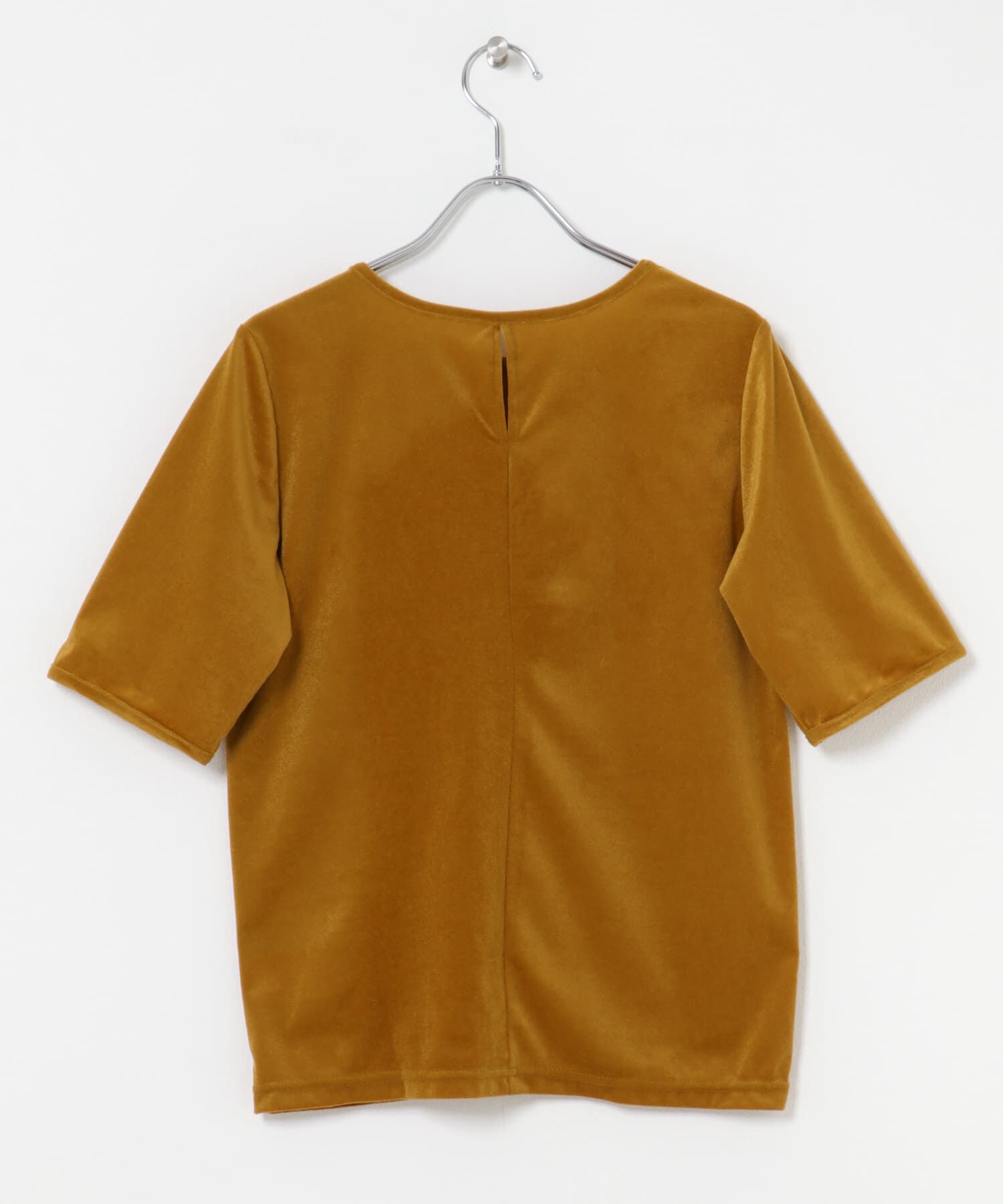 URBAN RESEARCH ROSSO「バックスリットシアーベロアカットソー」|Tシャツ・カットソー|