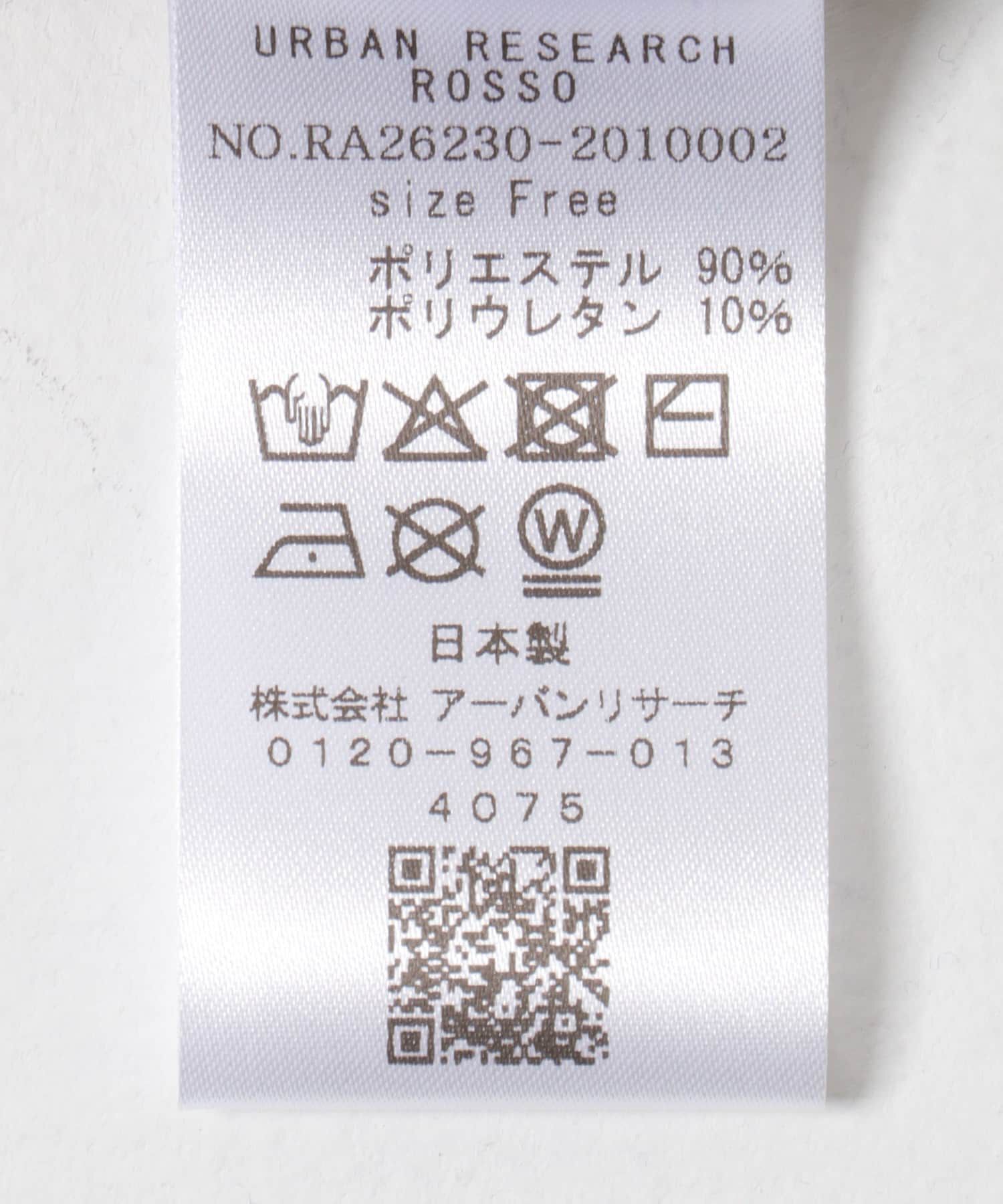 URBAN RESEARCH ROSSO「バックスリットシアーベロアカットソー」|Tシャツ・カットソー|