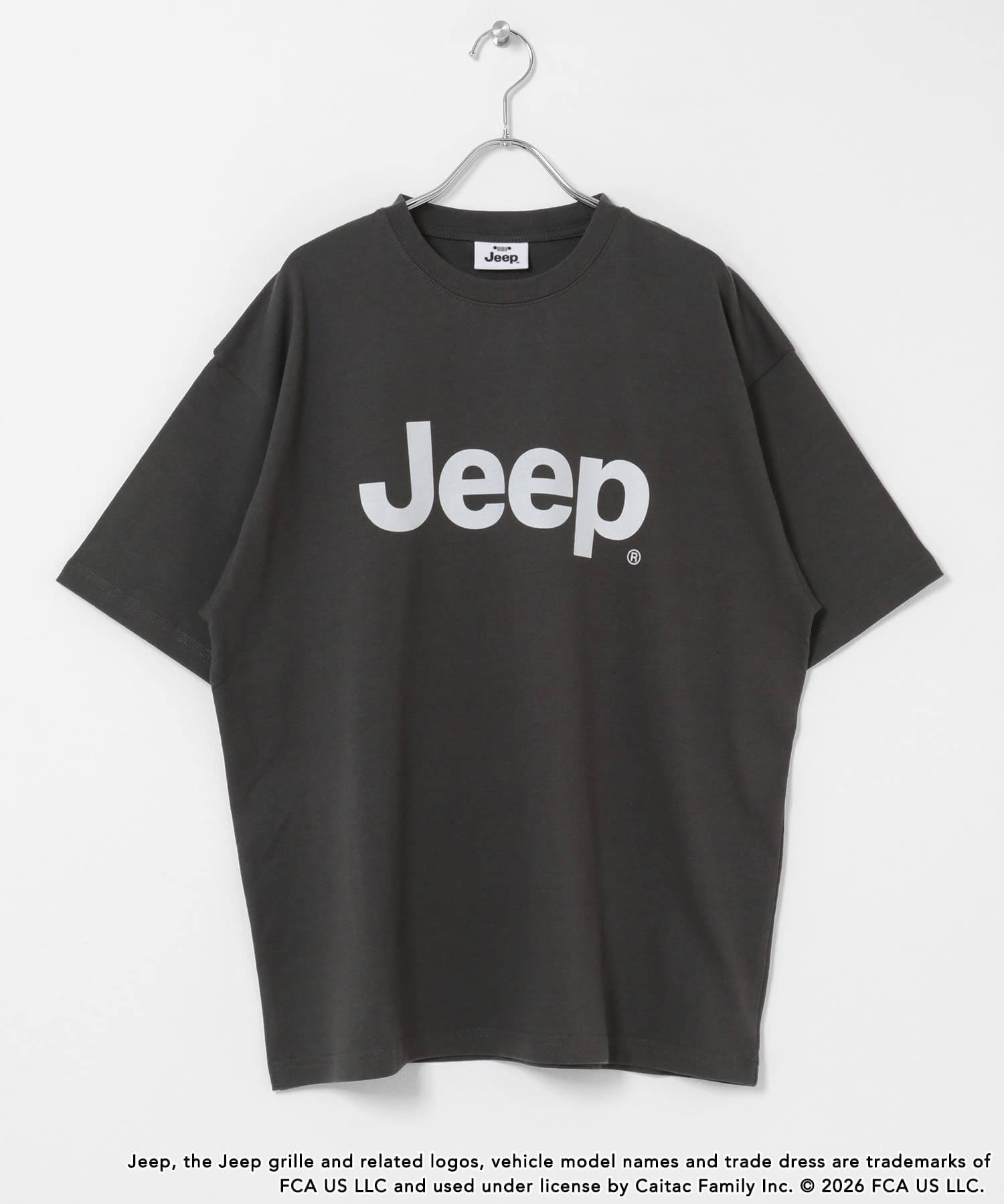 Sonny Label 「JEEP ロゴショートスリーブTシャツ」|Tシャツ・カットソー|チャコールグレー