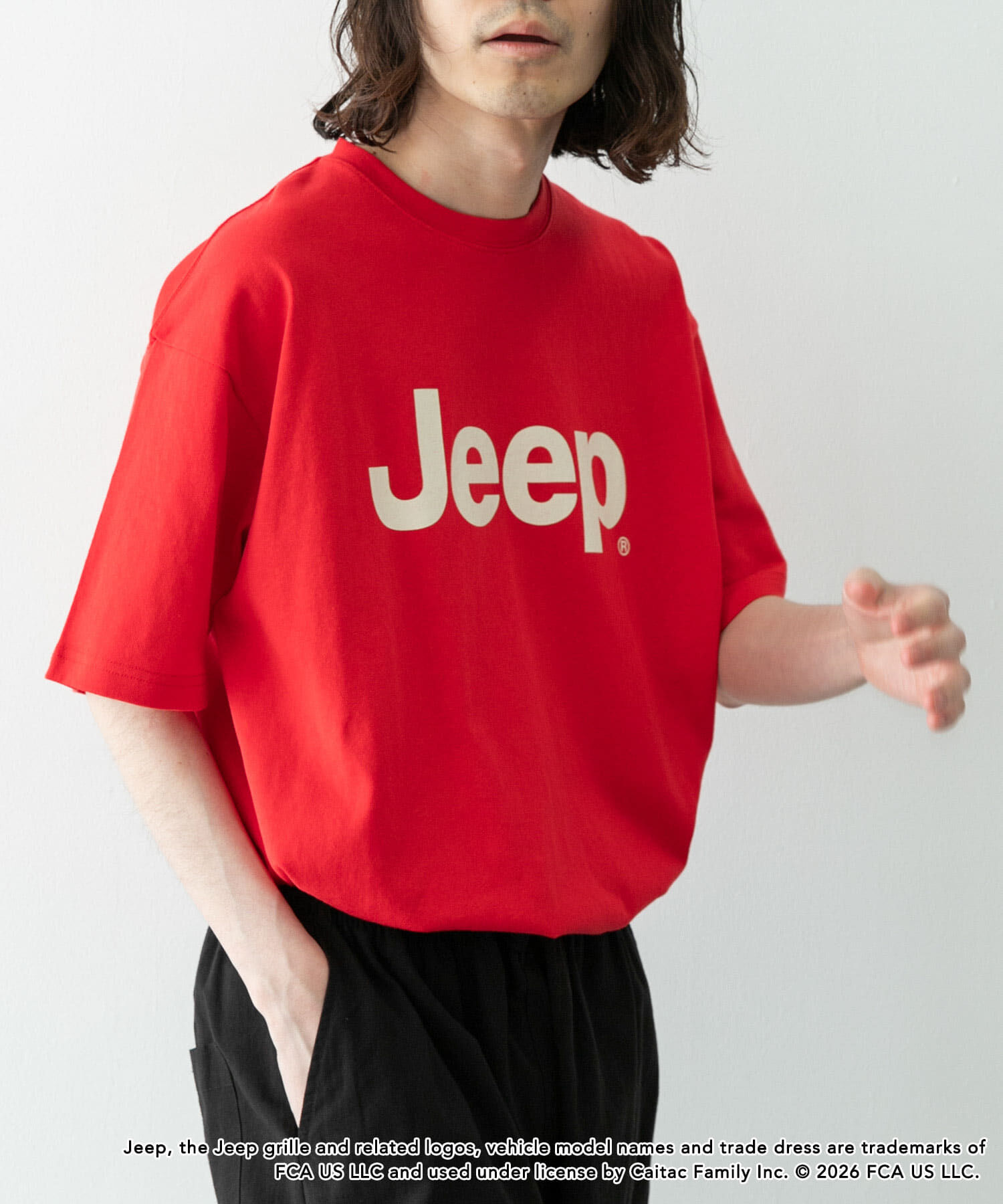 Sonny Label 「JEEP ロゴショートスリーブTシャツ」|Tシャツ・カットソー|