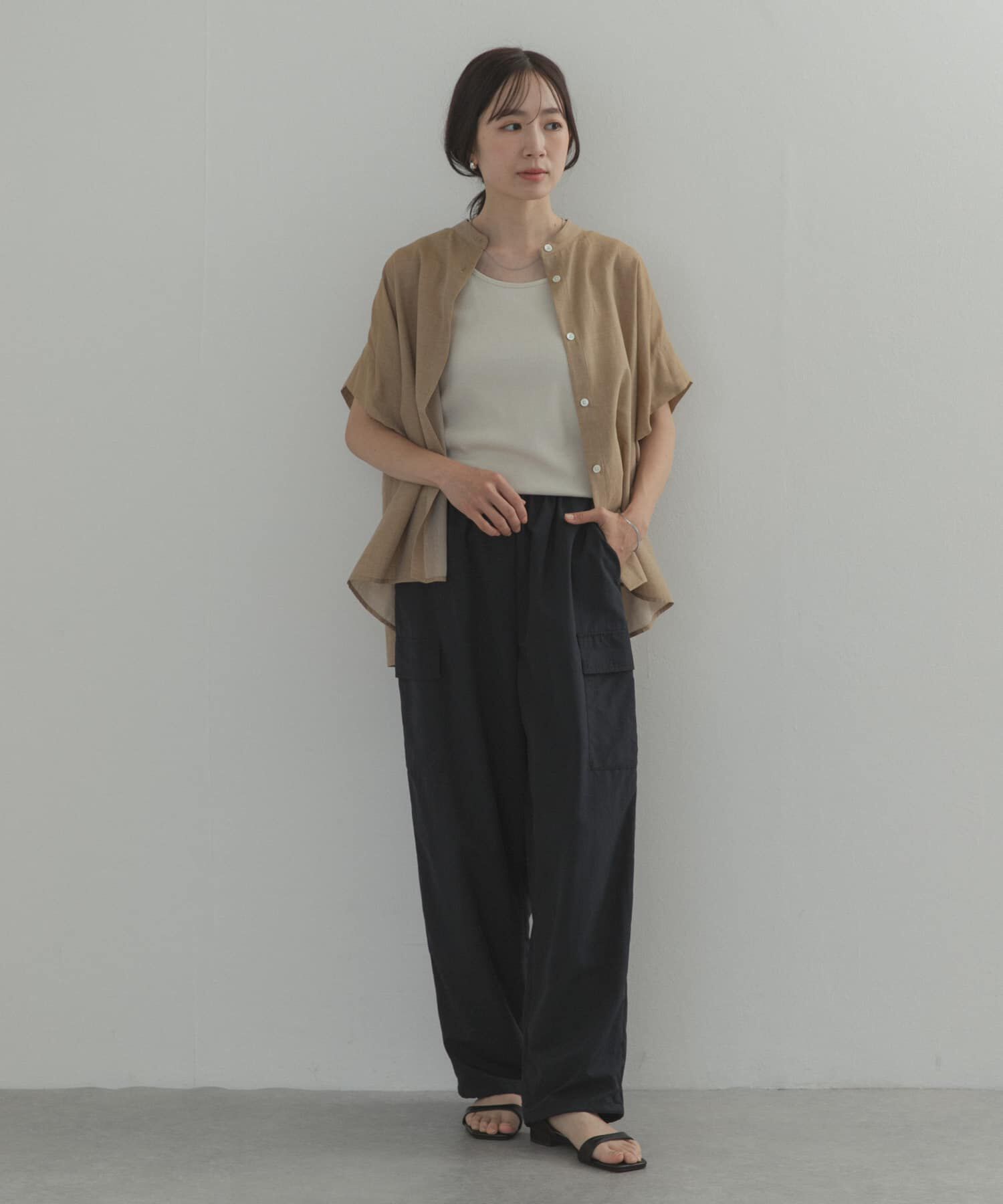 URBAN RESEARCH DOORS「ラメ2WAYタンクトップ」|タンクトップ|
