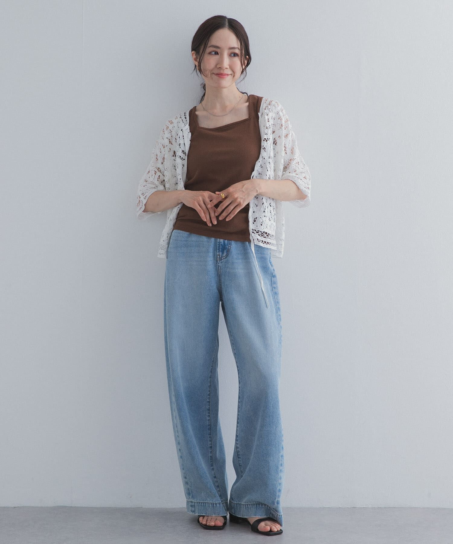 URBAN RESEARCH DOORS「ラメ2WAYタンクトップ」|タンクトップ|