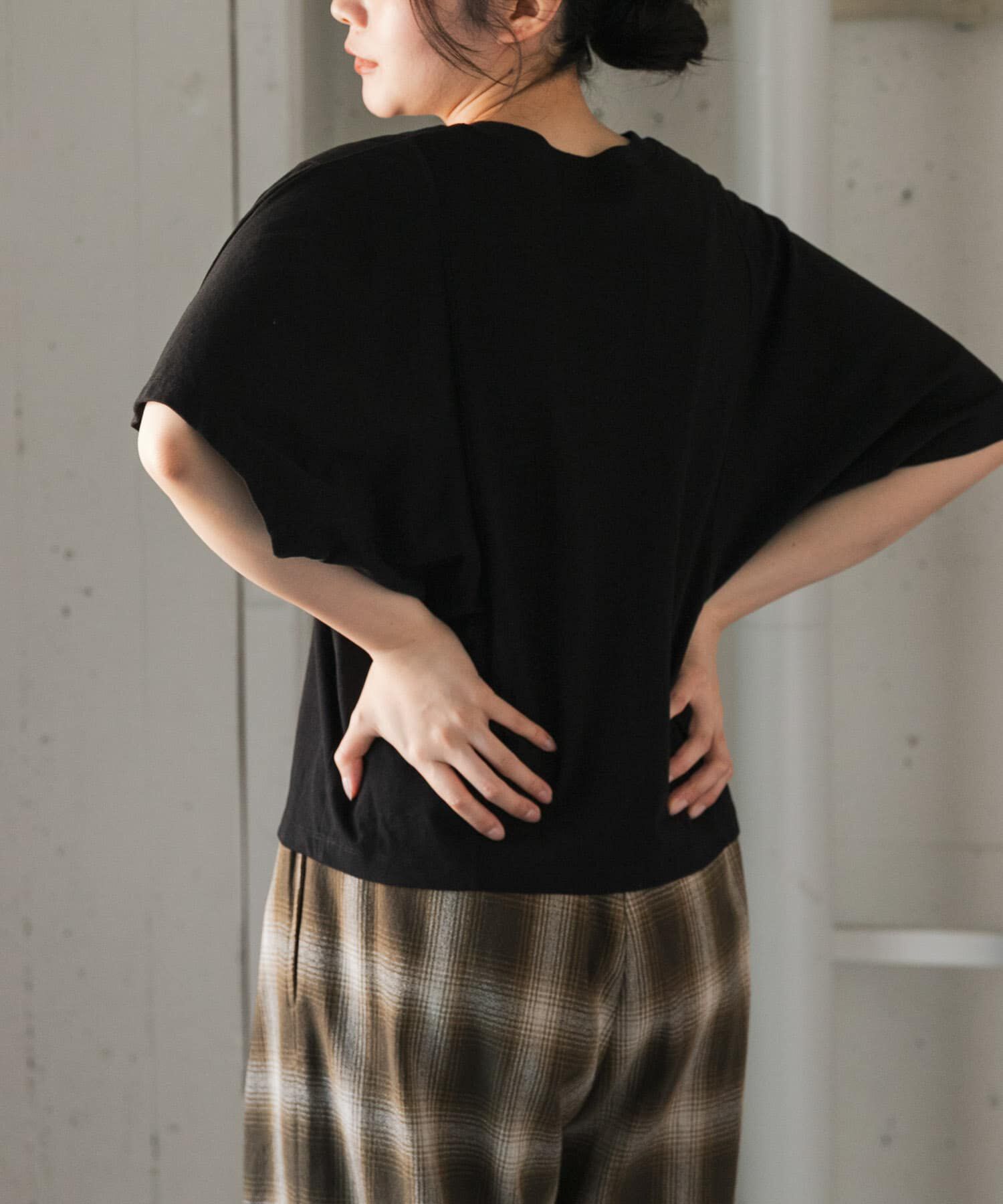 URBAN RESEARCH DOORS「FORK&SPOON　ソリッドスリーブTシャツ」|Tシャツ・カットソー|