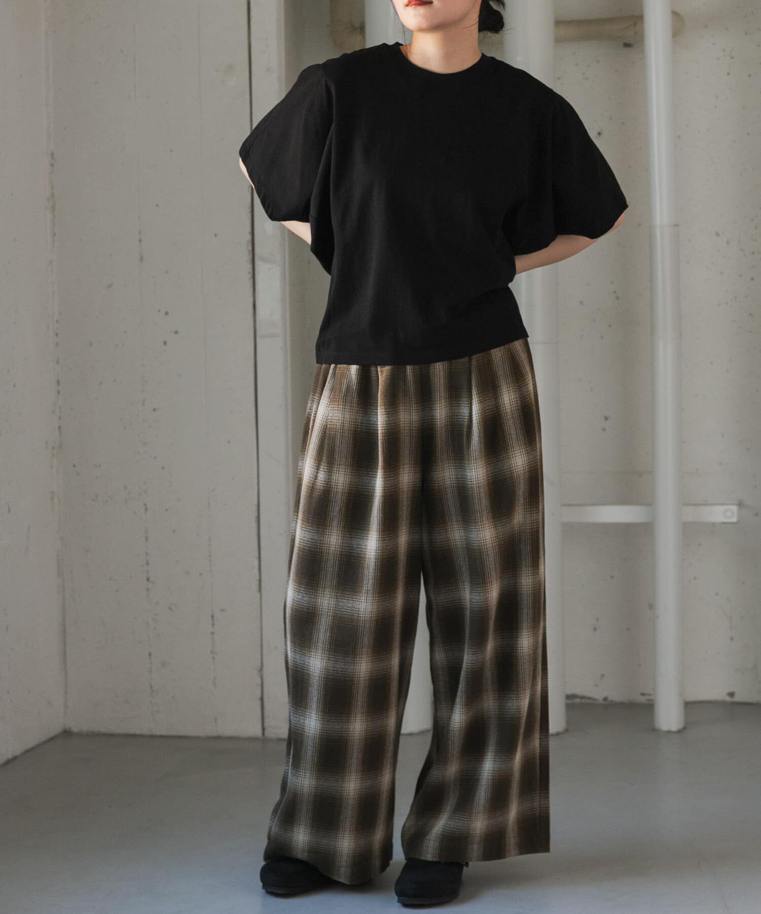 URBAN RESEARCH DOORS「FORK&SPOON　ソリッドスリーブTシャツ」|Tシャツ・カットソー|