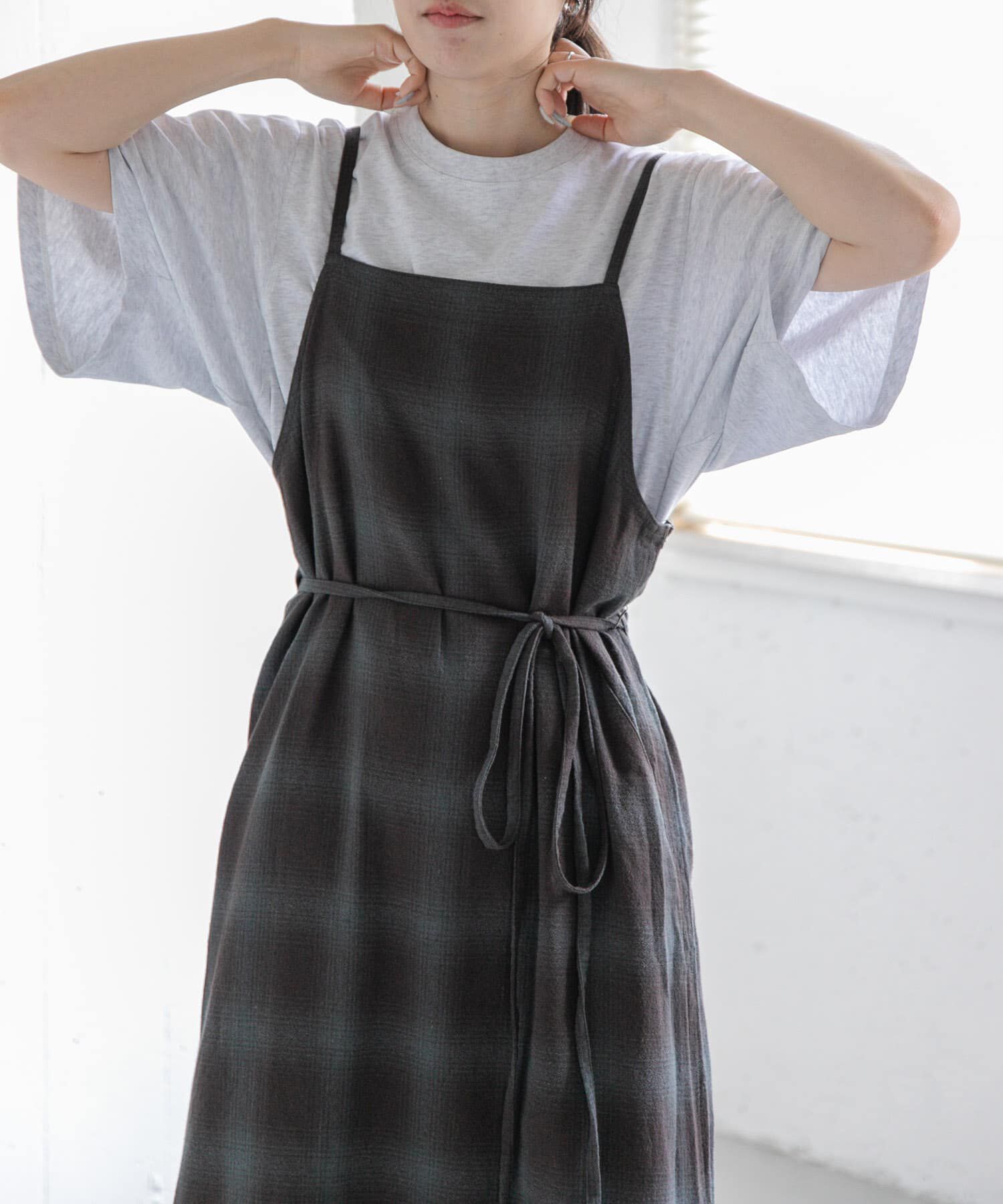 URBAN RESEARCH DOORS「FORK&SPOON　ソリッドスリーブTシャツ」|Tシャツ・カットソー|