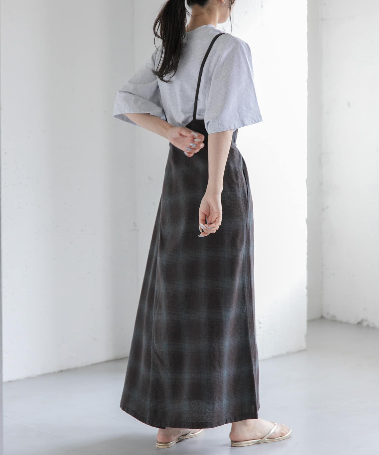URBAN RESEARCH DOORS「FORK&SPOON　ソリッドスリーブTシャツ」|Tシャツ・カットソー|