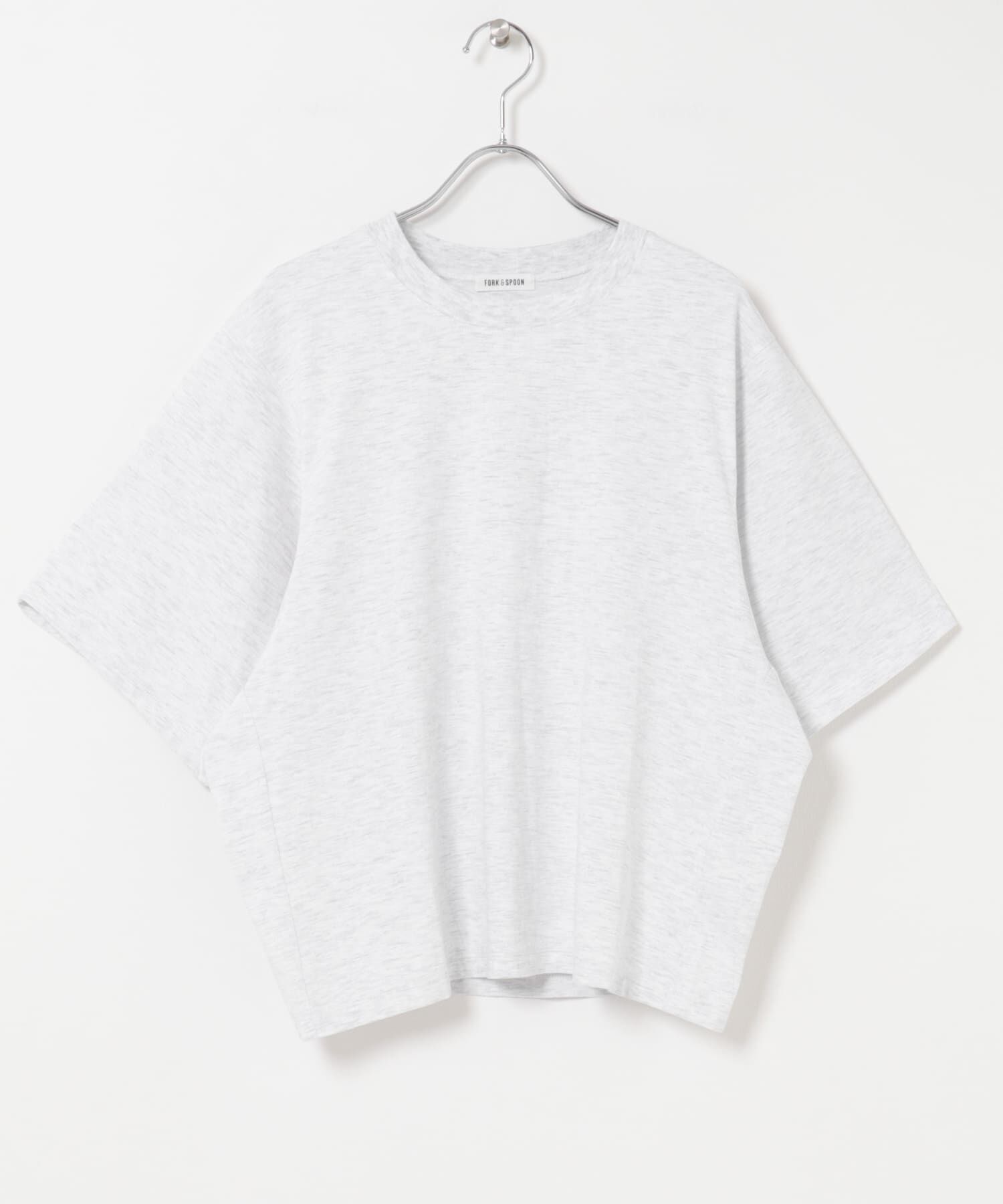 URBAN RESEARCH DOORS「FORK&SPOON　ソリッドスリーブTシャツ」|Tシャツ・カットソー|