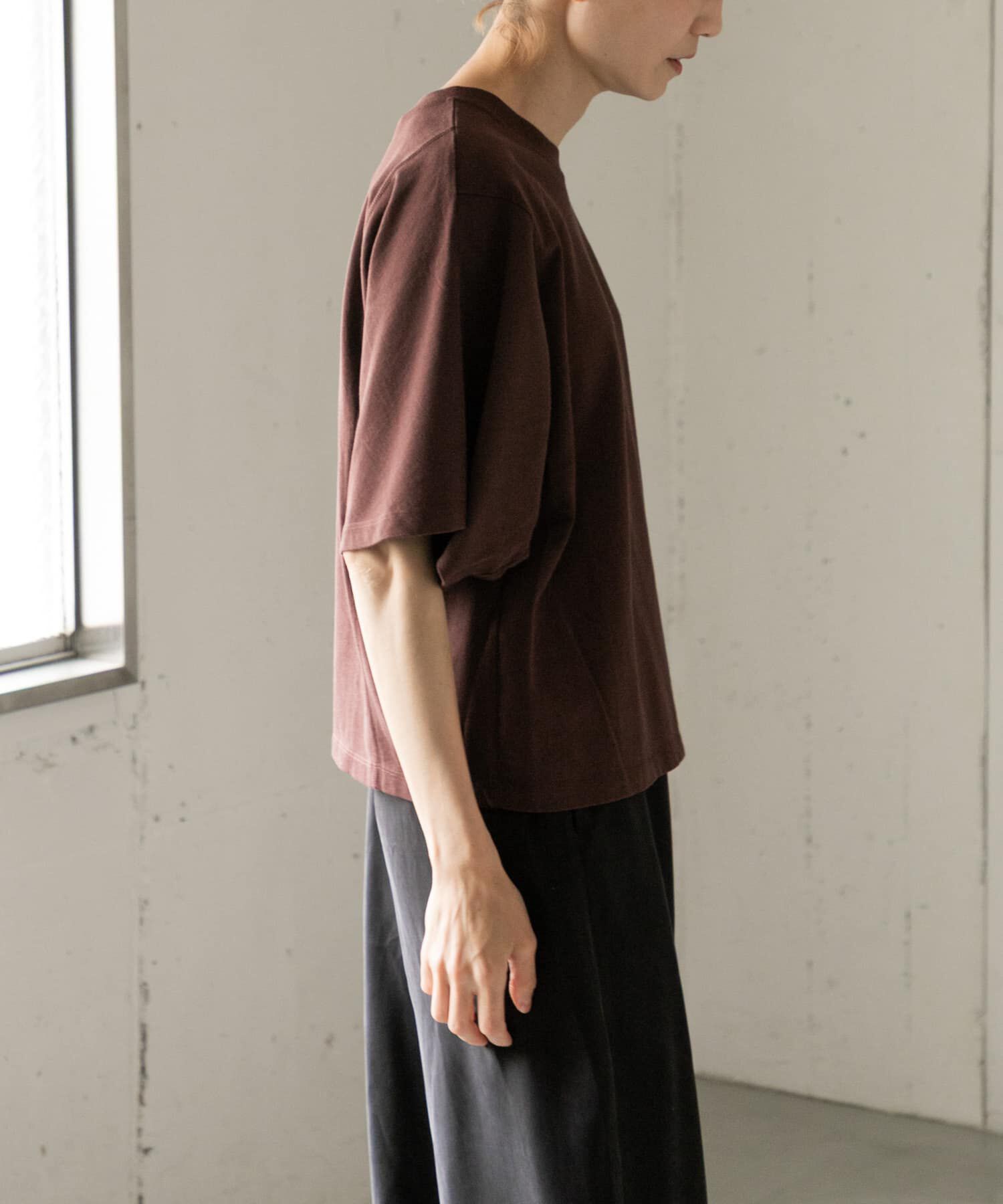 URBAN RESEARCH DOORS「FORK&SPOON　ソリッドスリーブTシャツ」|Tシャツ・カットソー|