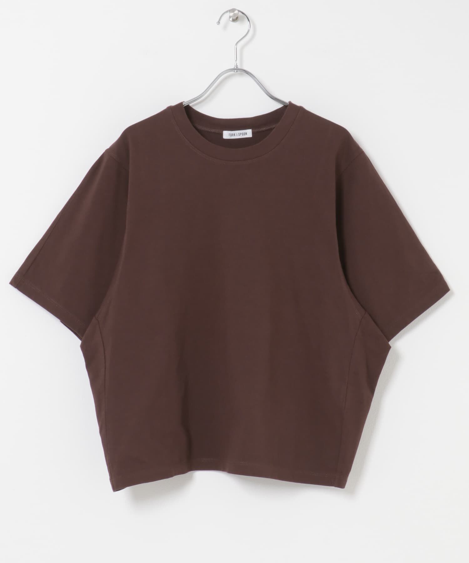 URBAN RESEARCH DOORS「FORK&SPOON　ソリッドスリーブTシャツ」|Tシャツ・カットソー|