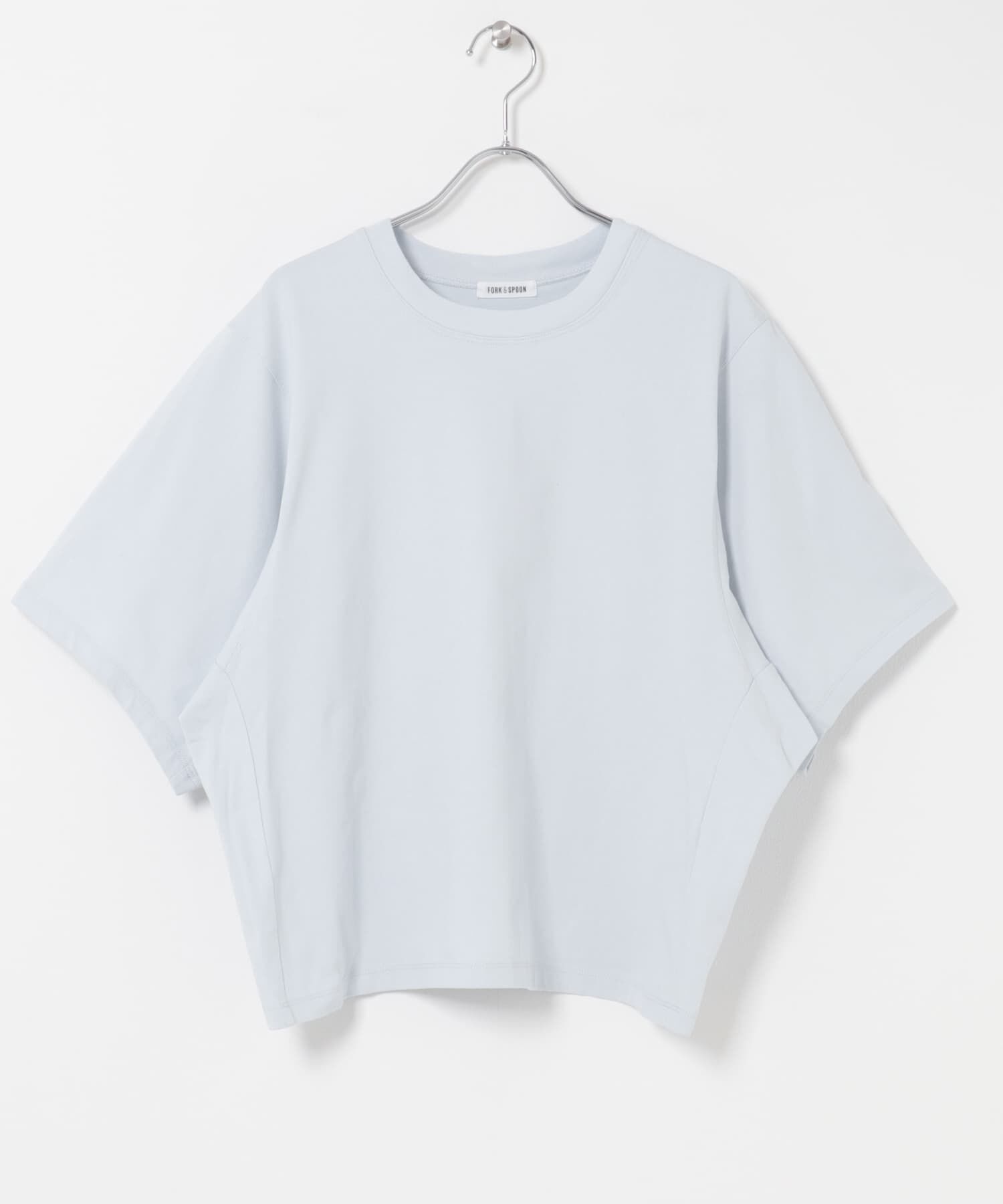 URBAN RESEARCH DOORS「FORK&SPOON　ソリッドスリーブTシャツ」|Tシャツ・カットソー|