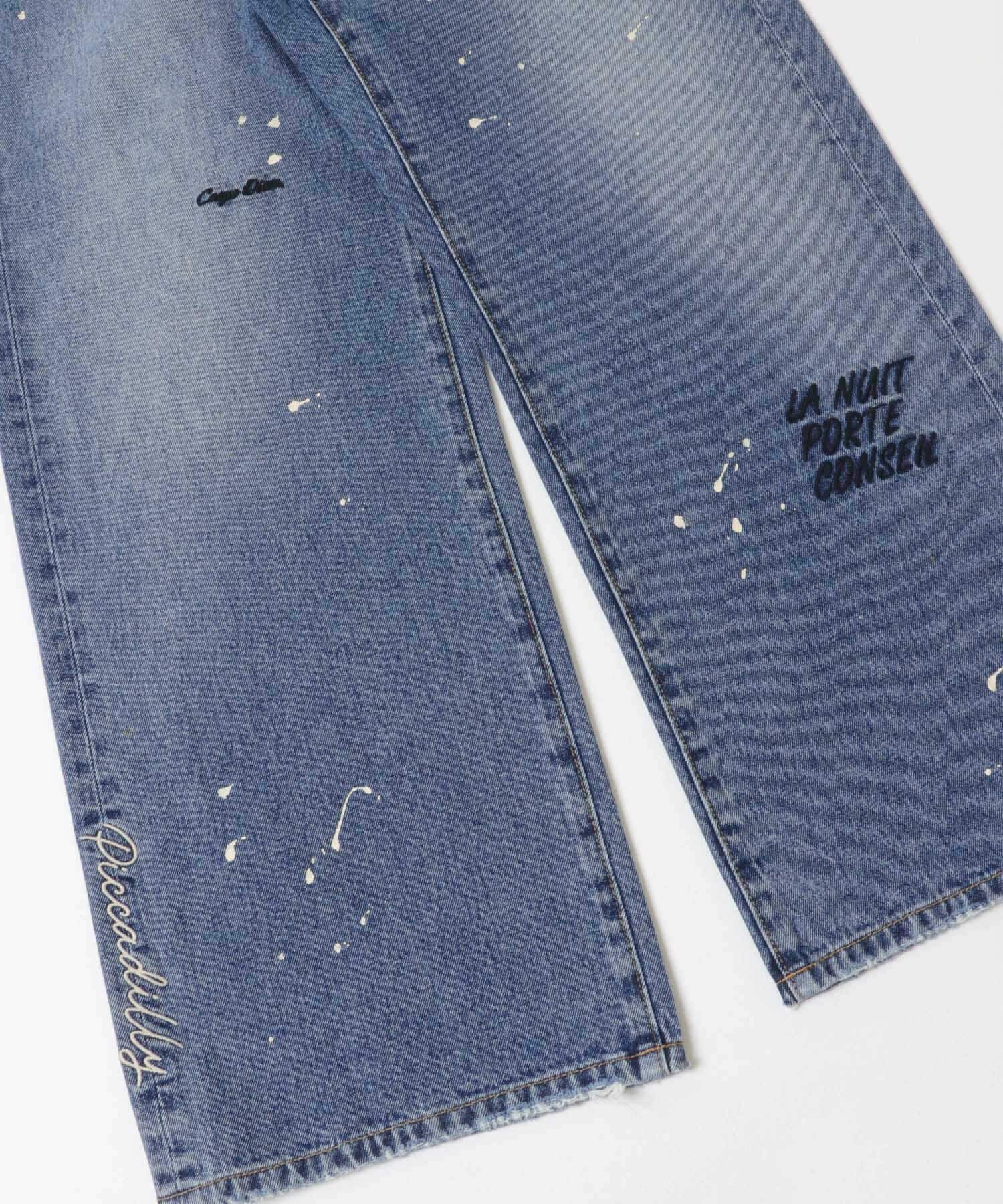 URBAN RESEARCH「『別注』PICCADILLY&times;URBAN RESEARCH　刺繍デニムパンツ」|デニム|