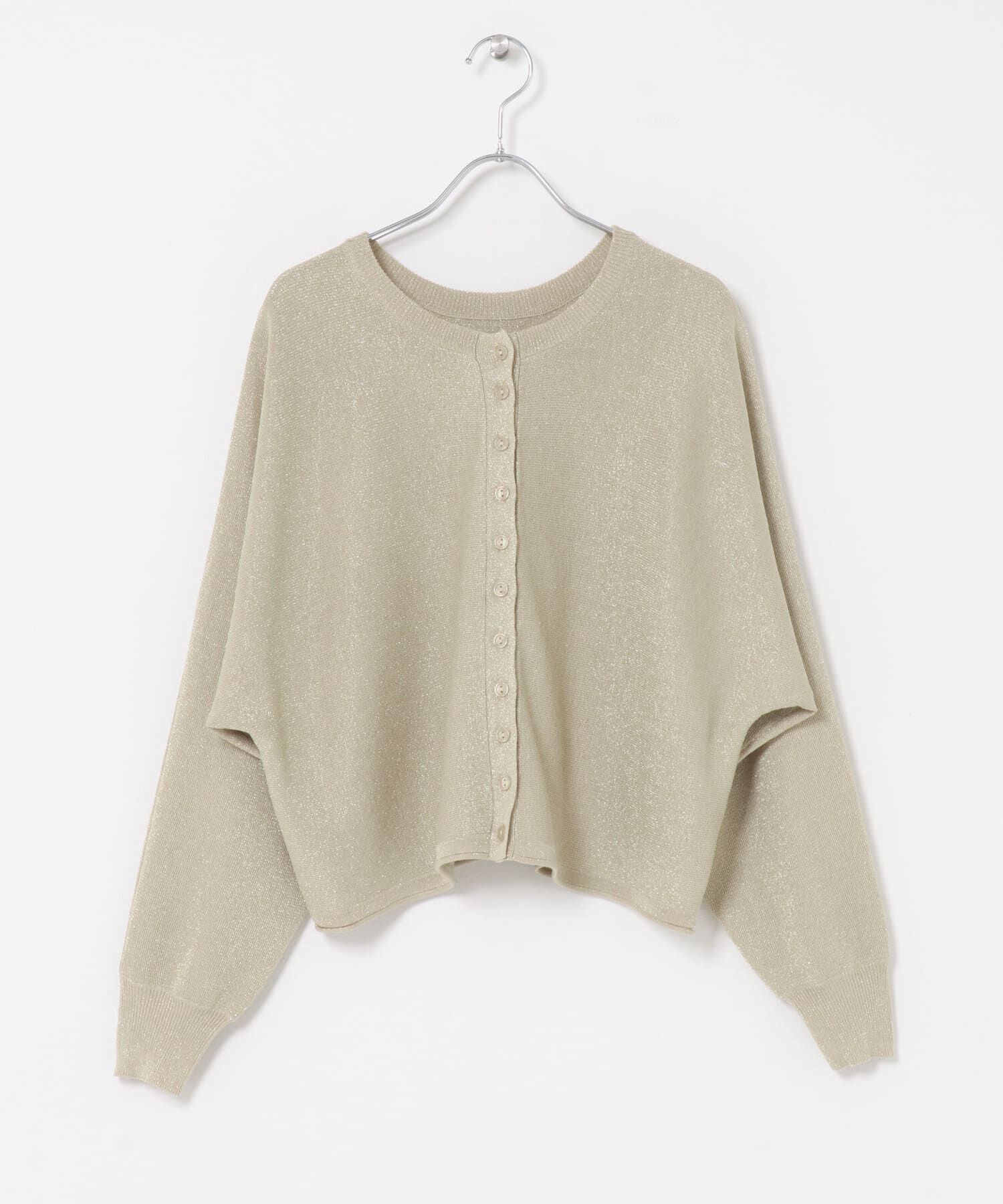 URBAN RESEARCH ROSSO「Torrazzo Donna　LAMEYARN DOLMAN SLEEVE KNIT」|ニット・セーター|ゴールド