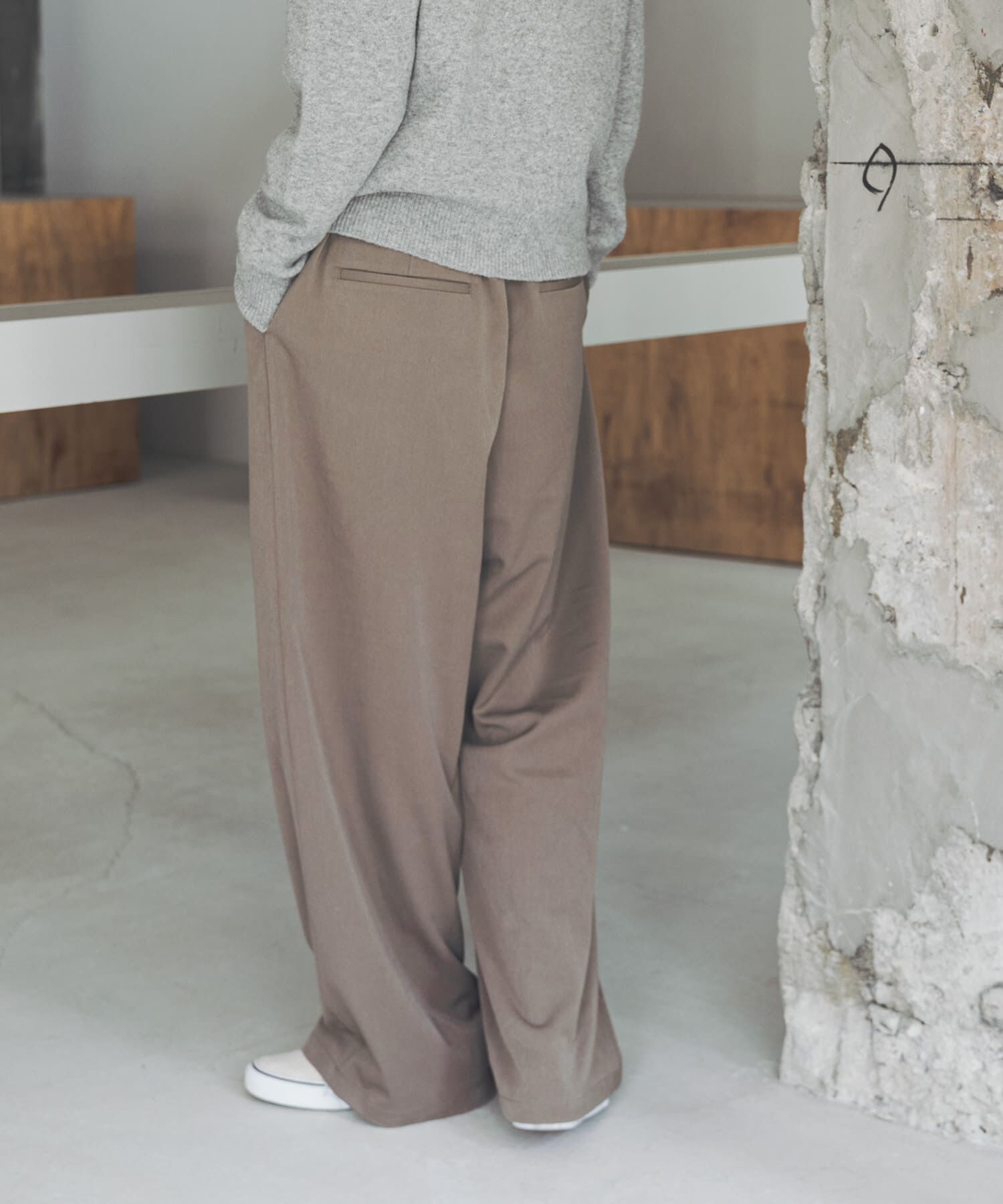 URBAN RESEARCH DOORS「『UR TECH』完声タックギャザーワイドパンツ」|その他|