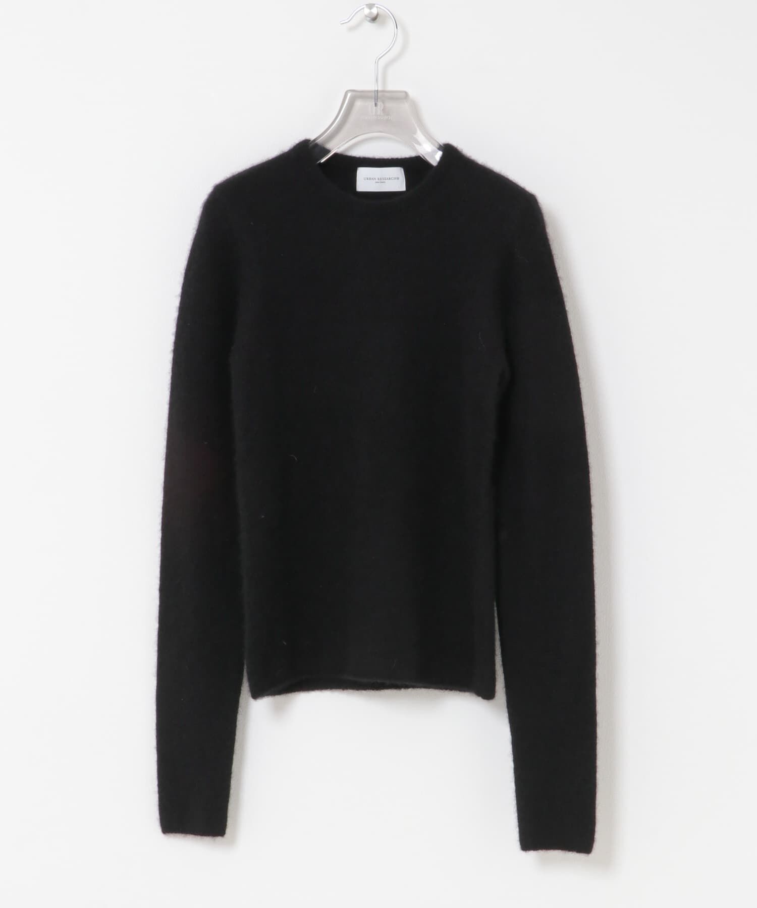 URBAN RESEARCH「new basic　CASHMERE SILK FIT TENSION KNIT」|ニット・セーター|ブラック
