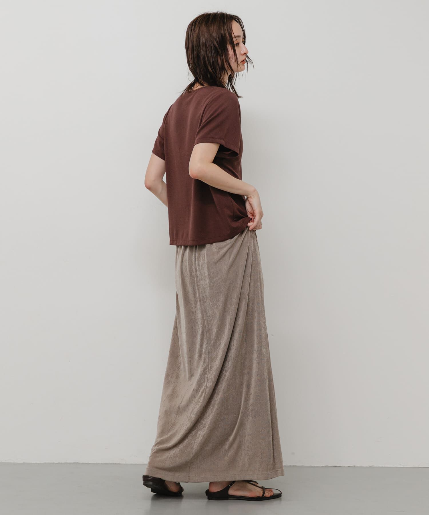 SENSE OF PLACE by URBAN RESEARCH「汗ジミ防止コクーンスリーブクルーネックTシャツ」|Tシャツ・カットソー|